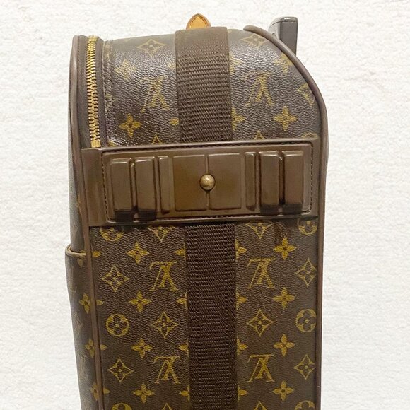 Louis Vuitton Rolling Luggage LV Monogram Pegase 55 fits in overhead bin - Picture 7 of 13